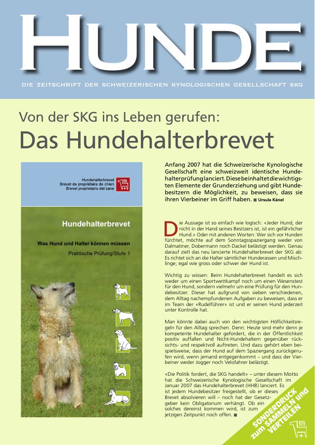 Vorschau: Das Hundehalterbrevet