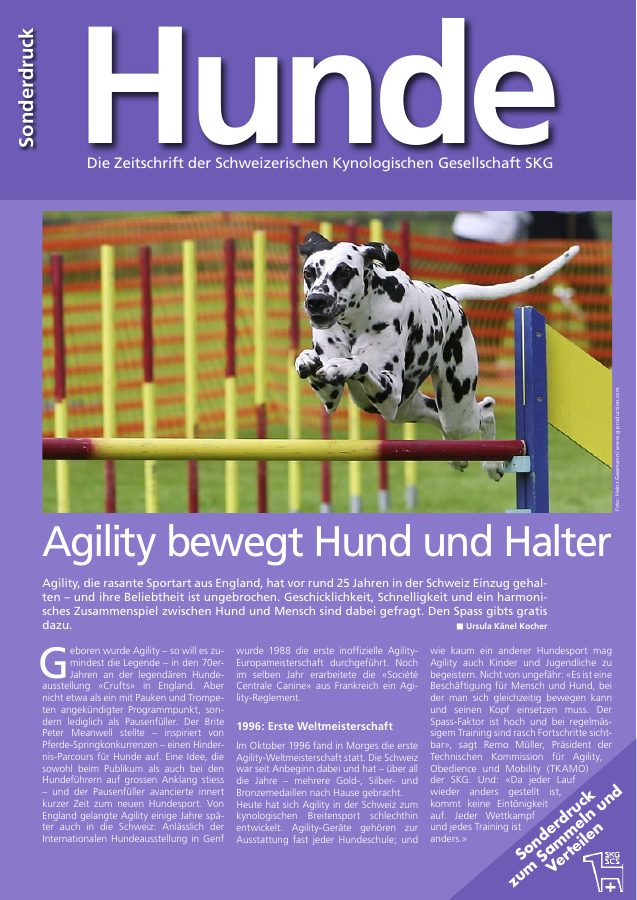 Vorschau: Agility bewegt Hund und Halter