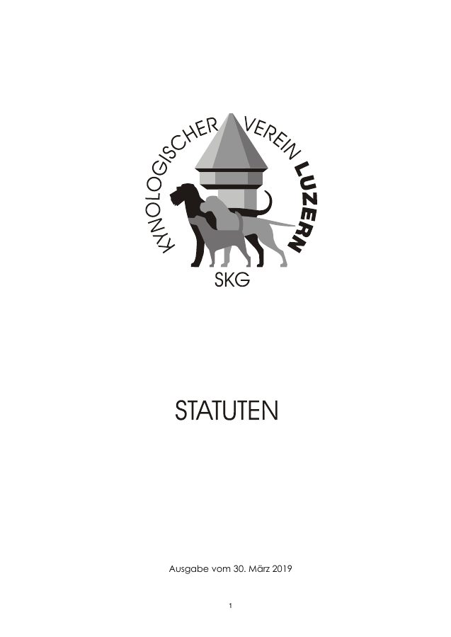 Vorschau: Statuten